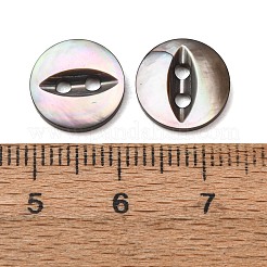 Labbra nere naturali stile occhi di gatto con bottoni a conchiglia&nbsp;SH-CBAA69B-01B