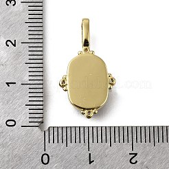 Латунные микро проложить кубического циркония подвески&nbsp;KK-S523-019G-B