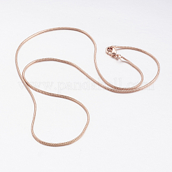 Латунные круглые ожерелья в виде змей&nbsp;LS-MAK-L009-08RG