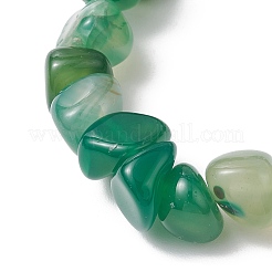 2 bracciale elastico con perline di agata naturale per uomo e donna&nbsp;BJEW-JB11957
