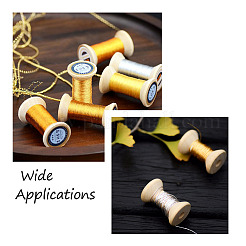 Катушка с нитками для шитья из массива дерева ODIS-TA0001-03