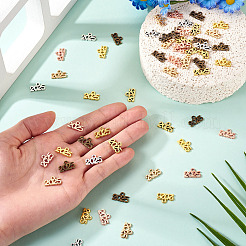 120 шт. подвески в тибетском стиле из сплава двух цветов&nbsp;FIND-TA0005-85