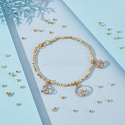 200 шт. Латунные дистанционные бусины&nbsp;KK-UN0003-24