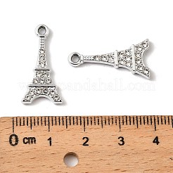 Подвески со стразами из сплава с ультрафиолетовым покрытием FIND-A054-07P