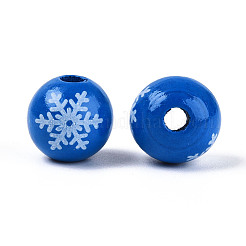 Рождественские бусины из дерева схима WOOD-T032-35C