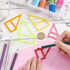 Акриловый стеганый шаблон для банданы для домашних животных&nbsp;DIY-WH0033-63A