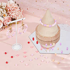 168 г двухцветных непрозрачных стеклянных бусин для выпечки&nbsp;SEED-SP0001-03A-02