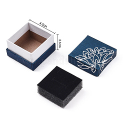 Печатные картон комплект ювелирных изделий коробки&nbsp;CBOX-T005-01B