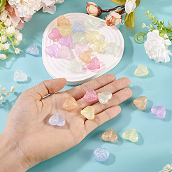 Светящиеся прозрачные акриловые бусины&nbsp;LACR-TA0001-07C