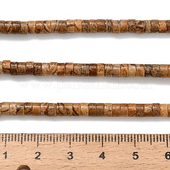 Естественного изображения яшмы бисер нитей G-Z110-A12-2x4mm