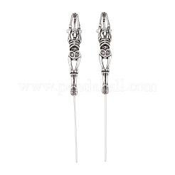 Halloween-Ohrringe aus Edelstahl 316 mit Ohrhaken&nbsp;AJEW-C044-17A-AS