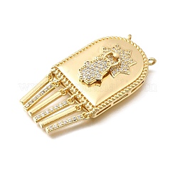 Латунные микро проложить кубического циркония подвески KK-Z125-28G