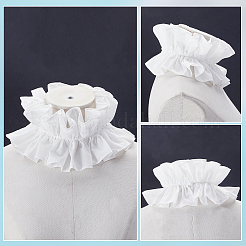 Съемные хлопковые накладные воротники AJEW-WH0460-150A