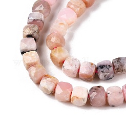 Натуральный розовый опал бусы пряди G-N342-133