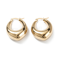 Aretes de aro vintage gruesos para mujer&nbsp;X1-EJEW-O096-53G