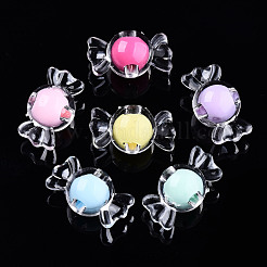 Прозрачные акриловые бусины&nbsp;X-TACR-N011-002A-01