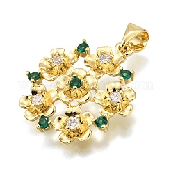 Стойки обшивки латунь микро проложить Циркон подвеску&nbsp;KK-K401-64A-G