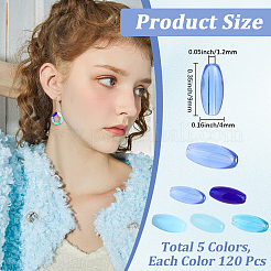 600 Stück 5 Stile transparente und undurchsichtige Farben Glas Saatperlen Perlen&nbsp;SEED-PA0001-16B