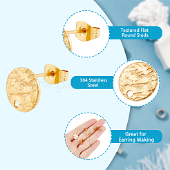 50 шт. ионное покрытие (IP) 304 нержавеющая сталь гвоздики фурнитура для сережек STAS-DC0012-98