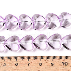 Прозрачные стеклянные бусины нити&nbsp;X1-GLAA-T023-13G