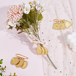 3 шт. 3 стиля основы для броши из сплава со стразами&nbsp;JEWB-OC00001