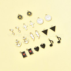 20шт 10 стиля сплава эмалевые подвески&nbsp;ENAM-FS0003-45