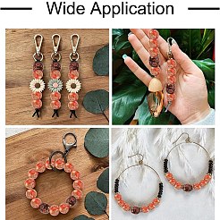 60 шт. 3 вида бусин из натурального дерева с принтом&nbsp;WOOD-YW0001-31