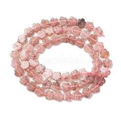 Природного кварца клубники нитей бисера G-B138-C17-01