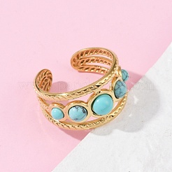 Регулируемые манжетные кольца из нержавеющей стали 304&nbsp;RJEW-S629-01G-A