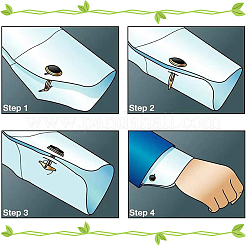 Набор для самостоятельного изготовления запонок из сплава с куполом DIY-UN0005-87