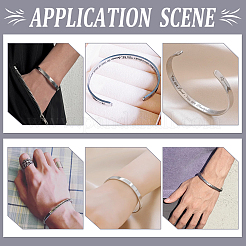 Noyau intérieur du bracelet en acier inoxydable&nbsp;MAK-WH0019-01P-01