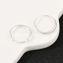 Латунные серьги обруча EJEW-F378-02S