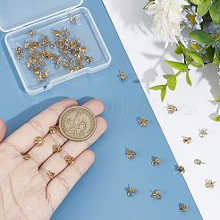 60 шт. 6 стиля 304 нержавеющая сталь чашечка жемчужные штифты кулоны булавки STAS-UN0045-91