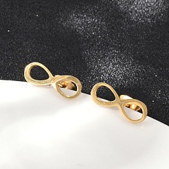 Серьги-гвоздики из нержавеющей стали 304&nbsp;EJEW-Z089-40G