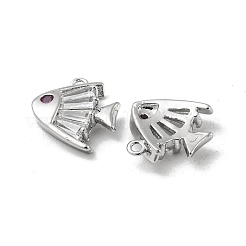 Adornos de latón micropavé de circonia cúbica&nbsp;KK-H460-33P