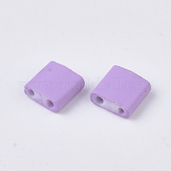 2 trous perles de rocaille de verre&nbsp;X-SEED-S023-31C-10