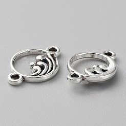 Ciondoli connettore in lega in stile tibetano&nbsp;TIBEP-WH0003-09AS-01