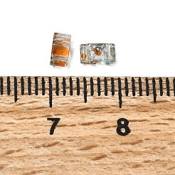 Прозрачные стеклянные бусы с 2 отверстием&nbsp;SEED-S023-30B-32