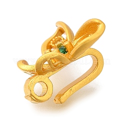 Латунные застежки с крючками из циркония KK-H506-04MG