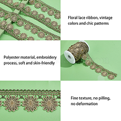 7.5 ярд ленты из металлической пряжи SRIB-AR0001-03