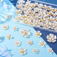 56 шт. 8 стиля пластиковых и смоляных кабошонов&nbsp;FIND-TA0008-28