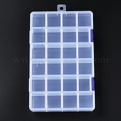 Прямоугольные полипропиленовые (полипропиленовые) контейнеры для хранения бусинок CON-S043-039A