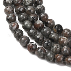 Brins de perles de syénite fluorescente naturelle (lueur sous la lumière uv)&nbsp;GG-NH0012-A01-6mm