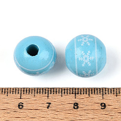 Рождественские бусины из дерева схима WOOD-T032-35D