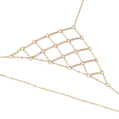 Браслеты на ногу с треугольным кольцом из нержавеющей стали 304 для женщин AJEW-AN00665