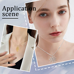 12 шт. 2 цвета 304 нержавеющая сталь серпантинные цепочки ожерелья комплект для мужчин и женщин NJEW-SC0001-24