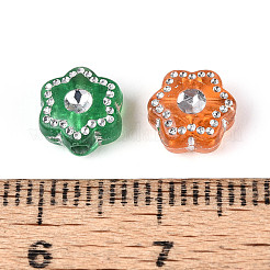 Пластиковые цветочные бусы&nbsp;KY-T041-26B-M