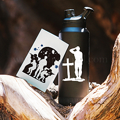 Самоклеящийся трафарет для шелкографии DIY-WH0338-345