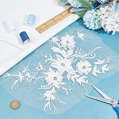 Вышивка полиэстером пришить 3d цветочные аппликации&nbsp;DIY-WH0304-717