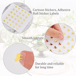 80 лист 2 цветных наклеек с изображением мультяшных животных DIY-OC0008-67A